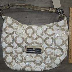 Coach Kristen Sequin Hobo Bag
