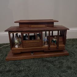 VINTAGE POWELL & MASON TROLLEY CAR SAN FRANCISCO NIGHT LIGHT