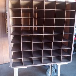 Nice Cubby Wood Cabinet