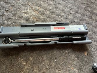 Craftsman Microtork Torque Wrench with Case
