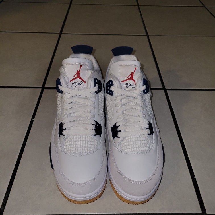 Air Jordan 4 Men's Size 9 Navy Retro SB DR5415-100