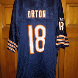MENS XL CHICAGO BEARS KYLE ORTON REEBOK JERSEY