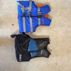 2 Water Ski Jackets For Youth 