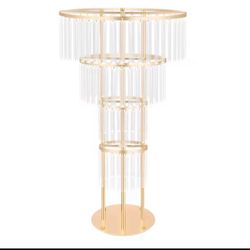 4 Tier Wedding Crystal Centerpiece 