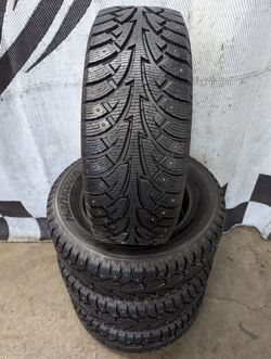 215/60r15 "Nubby New" Hankook Winter I-pike studded snow tires
