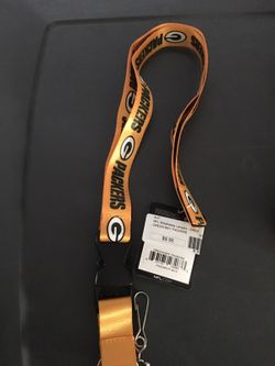 Green Bay Packers NFL Yellow Breakaway Lanyard