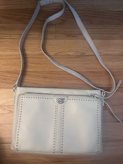 Brighton Pretty Tough White Jagger Crossbody 