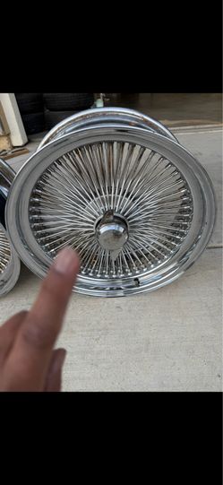 Set of 20”s wire wheels