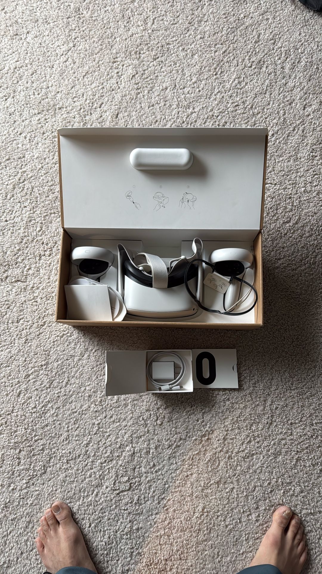 meta quest 2(128g with all original accessories & box)