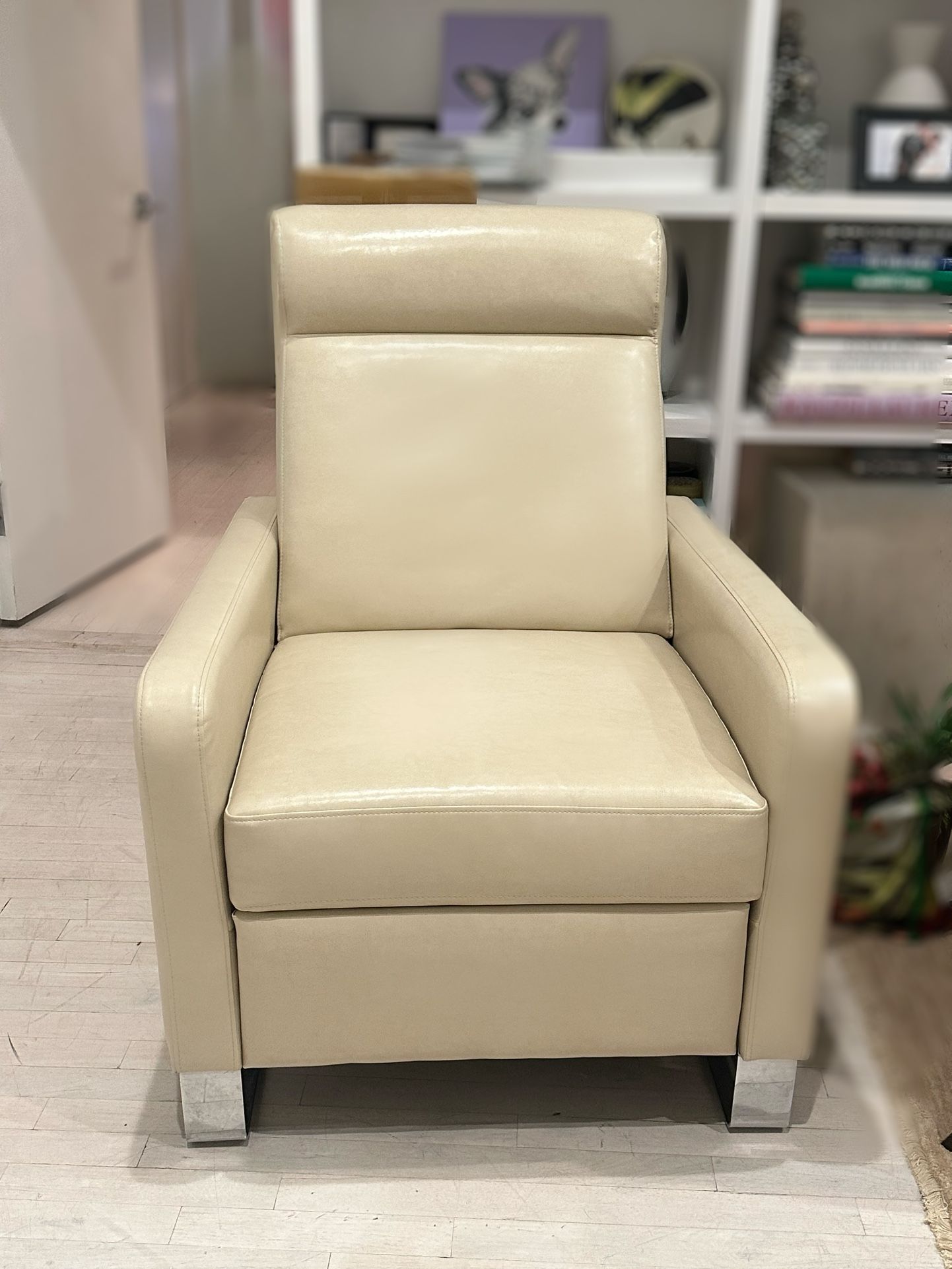 Ivory Push Back Recliner