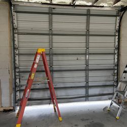 Garage Door Broken Spring Opener Off Track Replace Adjustment And Parts 