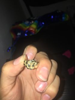 16k golden nugget ring