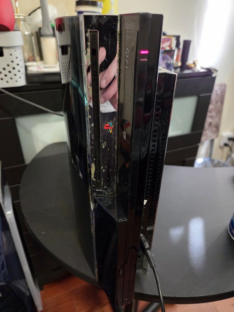 Ps3 Fat Complete For Parts Has Red Light Problem Can Be Repaired