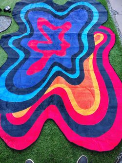 New 6 x 9 Multicolor area rug