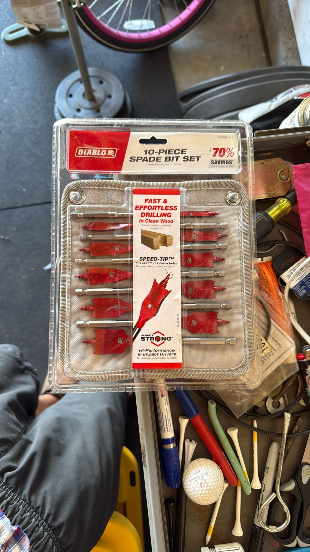 Spade Bit Set