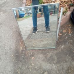 Bathroom cabinet with mirror