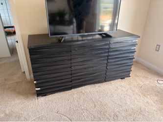 Contemporary wooden credenza / buffet / sideboard