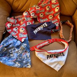 Patriots Dog Bandanas 