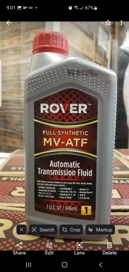 Special Price ATF Transmission MV Multi Full Synthetic Case 12 Qt High Quality Available