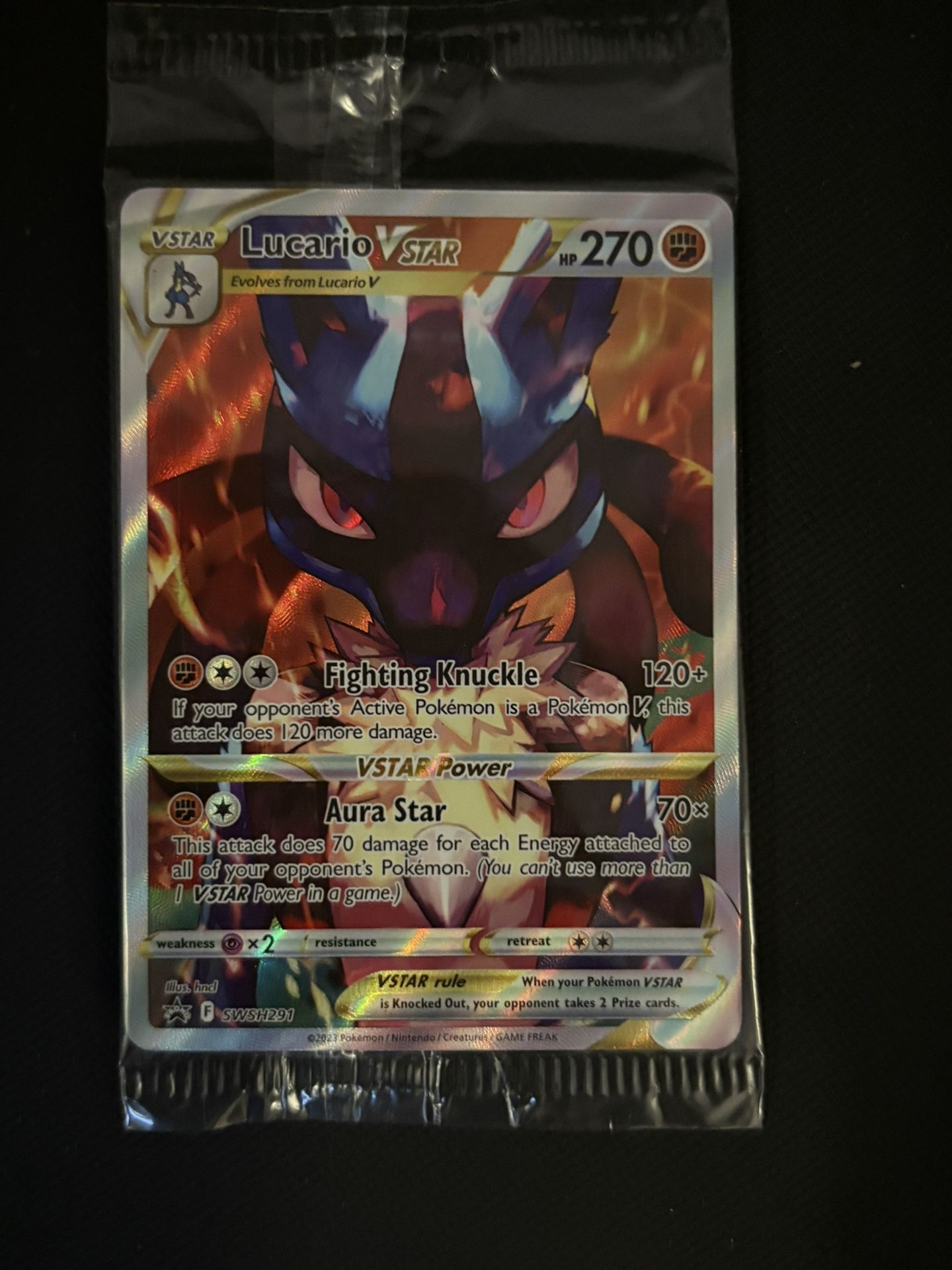 Lucario VSTAR #SWSH291 Pokemon Promo  