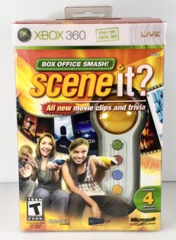 Scene It? Box Office Smash Trivia 2008 Microsoft Xbox 360 New Factory Sealed