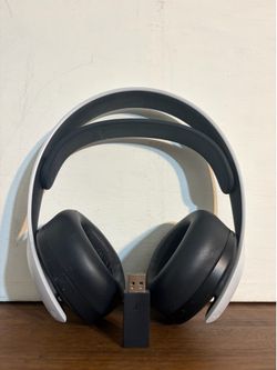 Ps5 white wireless headset with usb