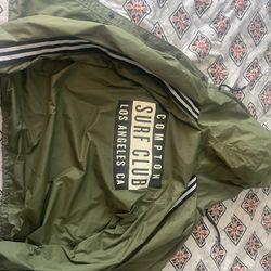 MATIX LOS ANGELES COMPTON SURF CLUB Green Windbreaker Hoodie