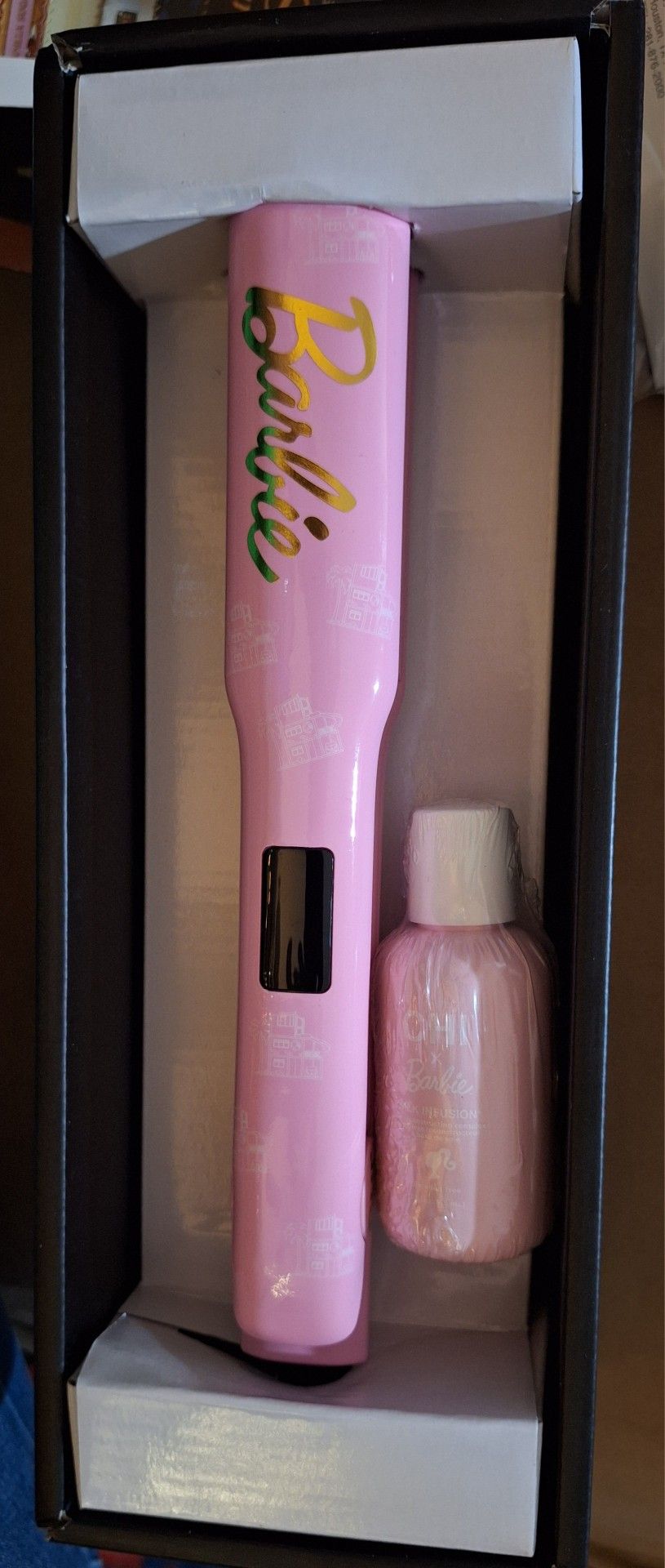Chi Barbie Ceramic Hair Straightener Flat Iron