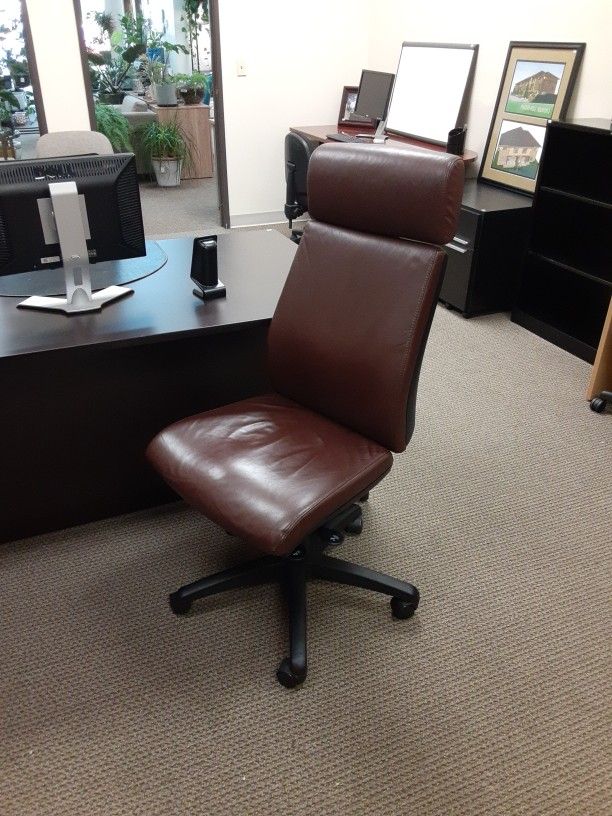 Armless High Back Office Chair