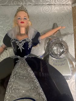Millennium Princess Barbie W/ Millennium Keepsake Ball Year 2000 NIB