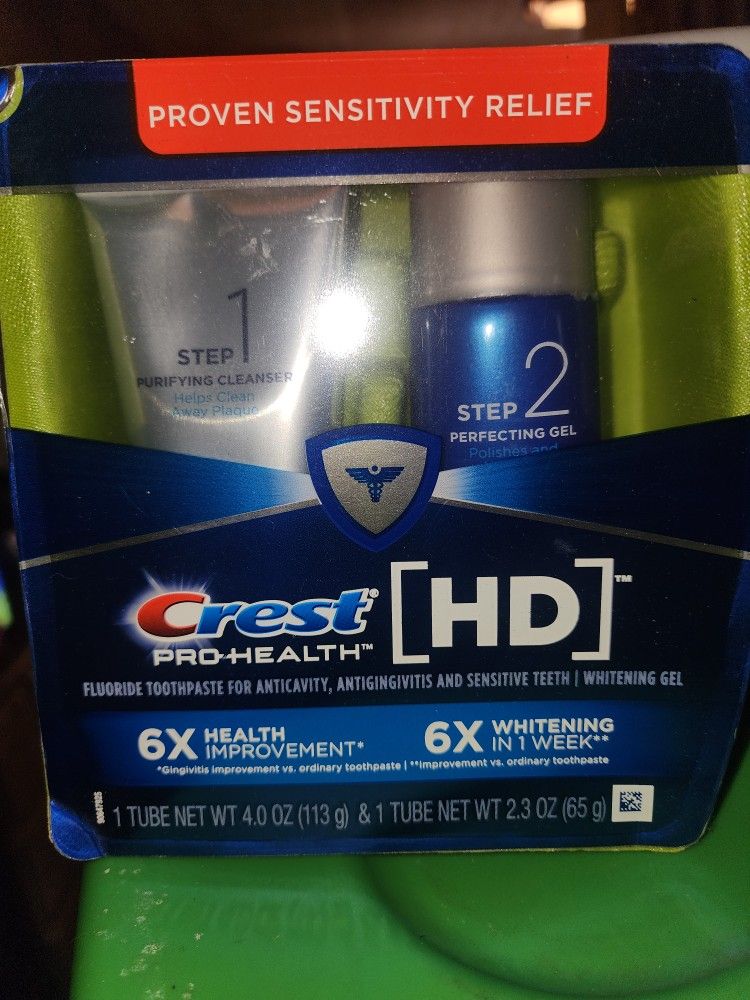 Crest HD Whitening 2 Step