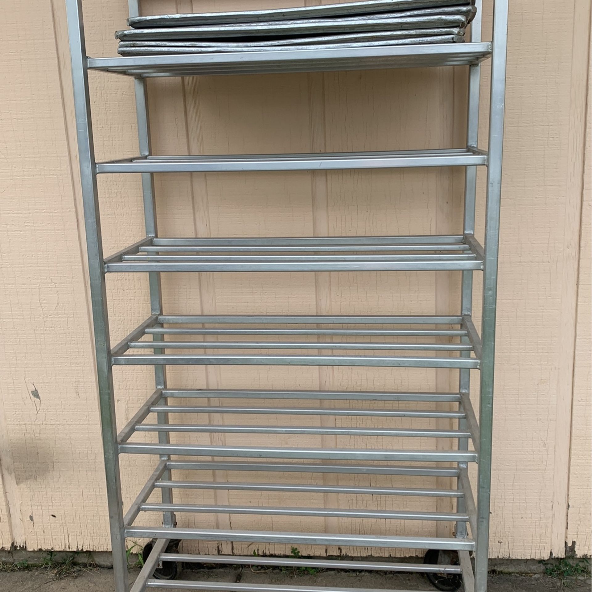 Tray Cart with Baking Sheets