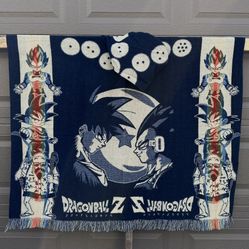 Anime Dragon Ball Z Warm Winter Pancho For Teens And Adults