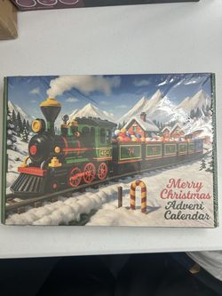 BRAND NEW Christmas Train Advent Calendar – 24-Day Building Block Set – Sealed