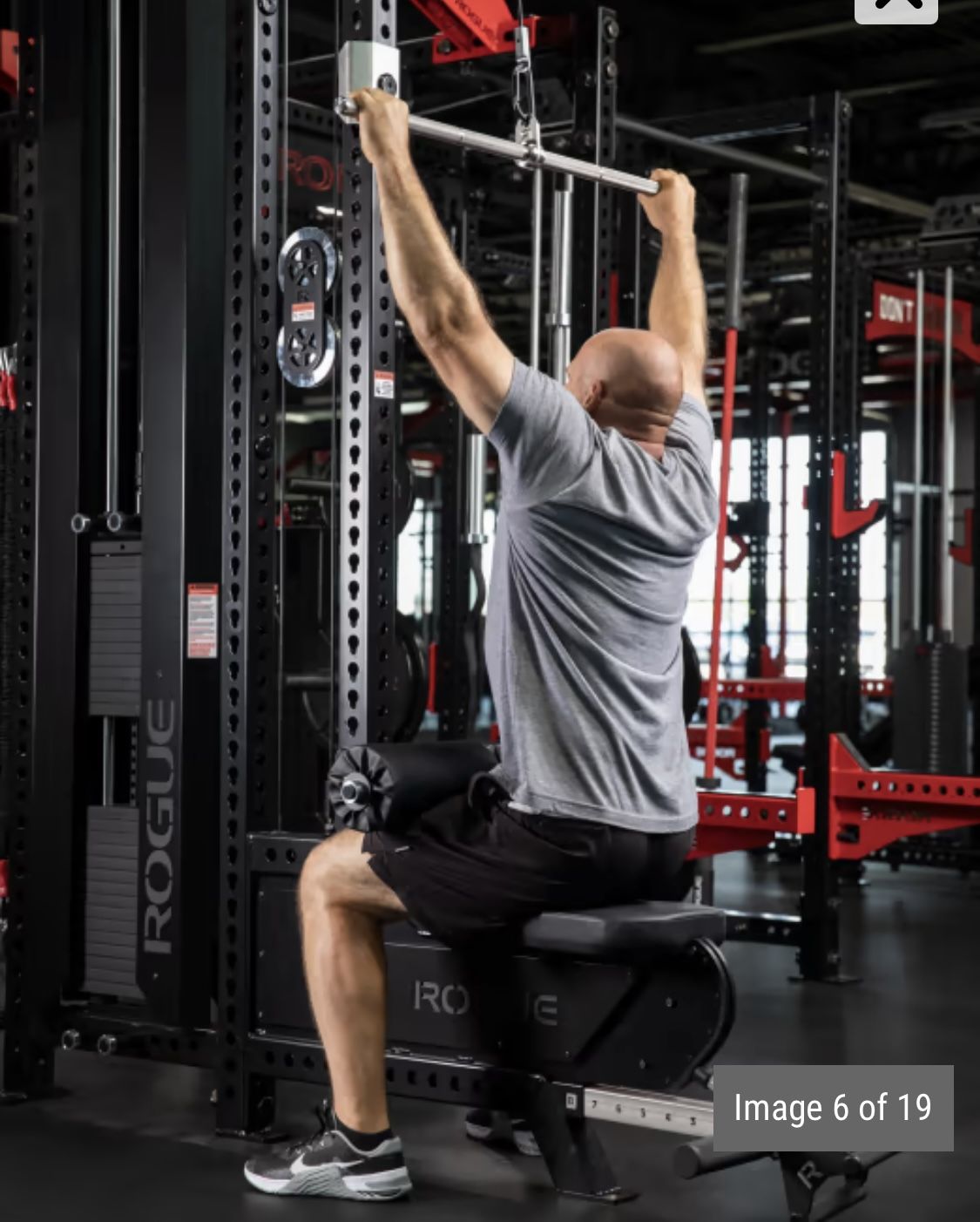 Rogue Fitness 40' Stainless Straight Lat Pulldown Bar (Titan