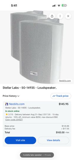Outdoor speakers