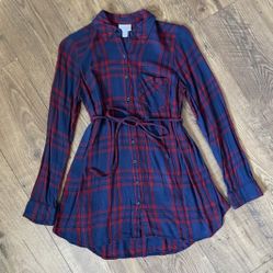 Isabel Maternity by Ingrid & Isabel Red and Blue Plaid