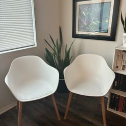 Modern White Armchair $40 each