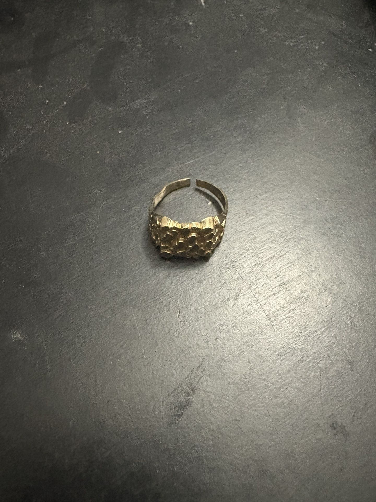Gold Nugget 10kt Ring