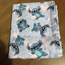 Stitch Character window valance with Leaf Pattern