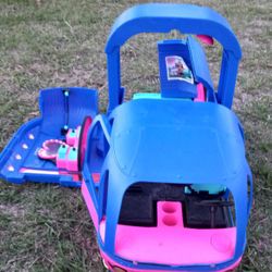 Lol Blue And Pink Toy Camper