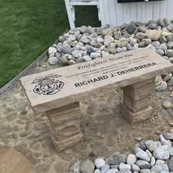 Stone Memorial Benches 