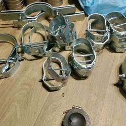 Brand New Lot Of Clevis Hangers And Risers