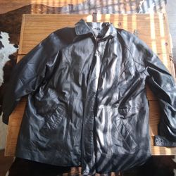 Leather Biker Jacket (Lined)