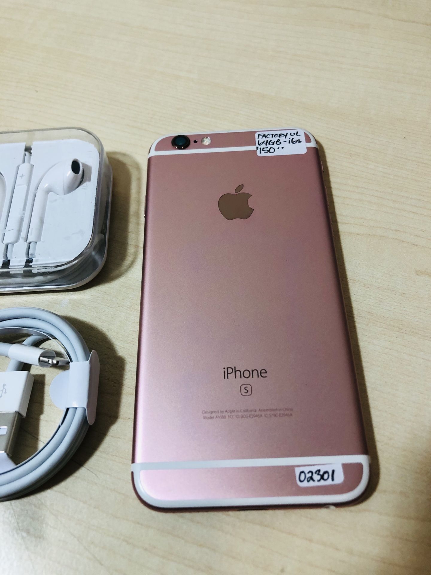 iPhone 6s 64GB factory unlocked like new