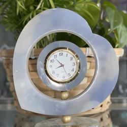 clock made from natural onyx stone.