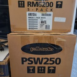 Yamaha And Polk Audio surround sound system 