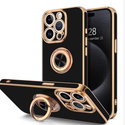 Hython for iPhone 15 Pro Case with Ring Stand