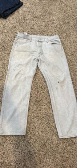 Levis 501 Straight Fit Jeans 38x30