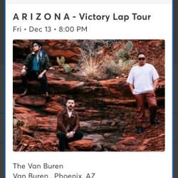 Arizona Victory Lap Tickets (2) 